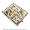 3D Furnished