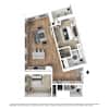 3D Furnished