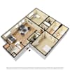 3D Furnished