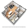 3D Furnished