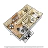 3D Furnished