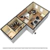3D Furnished