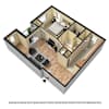 3D Furnished