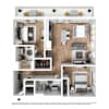 3D Furnished