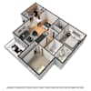 3D Furnished