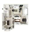 3D Furnished