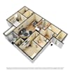 3D Furnished