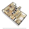 3D Furnished