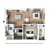 3D Furnished