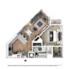 3D Furnished