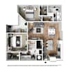 3D Furnished