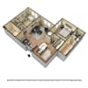 3D Furnished