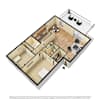 3D Furnished