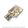 3D Furnished