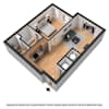 3D Furnished