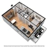 3D Furnished
