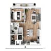 3D Furnished