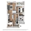 3D Furnished