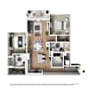 3D Furnished