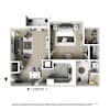 3D Furnished