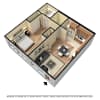 3D Furnished