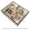 3D Furnished