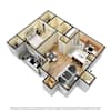 3D Furnished