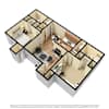 3D Furnished