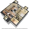 3D Furnished