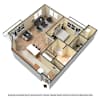 3D Furnished