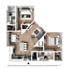 3D Furnished