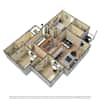 3D Furnished