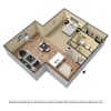 3D Furnished