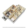 3D Furnished