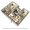 3D Furnished
