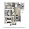 3D Furnished