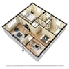 3D Furnished