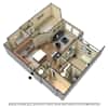 3D Furnished