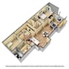 3D Furnished