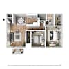 3D Furnished