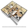 3D Furnished