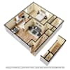 3D Furnished