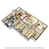 3D Furnished