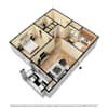 3D Furnished