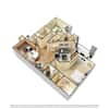 3D Furnished