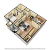 3D Furnished