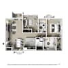 3D Furnished