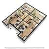 3D Furnished