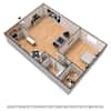3D Furnished