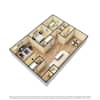 3D Furnished